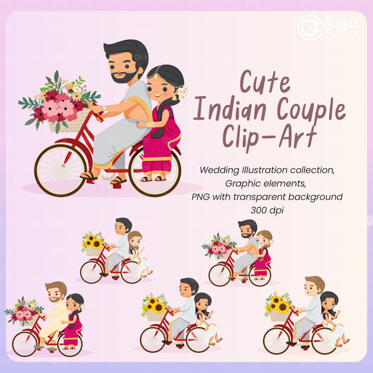 Cute Couple Clip Art (small commercial license) #ccgs2403012