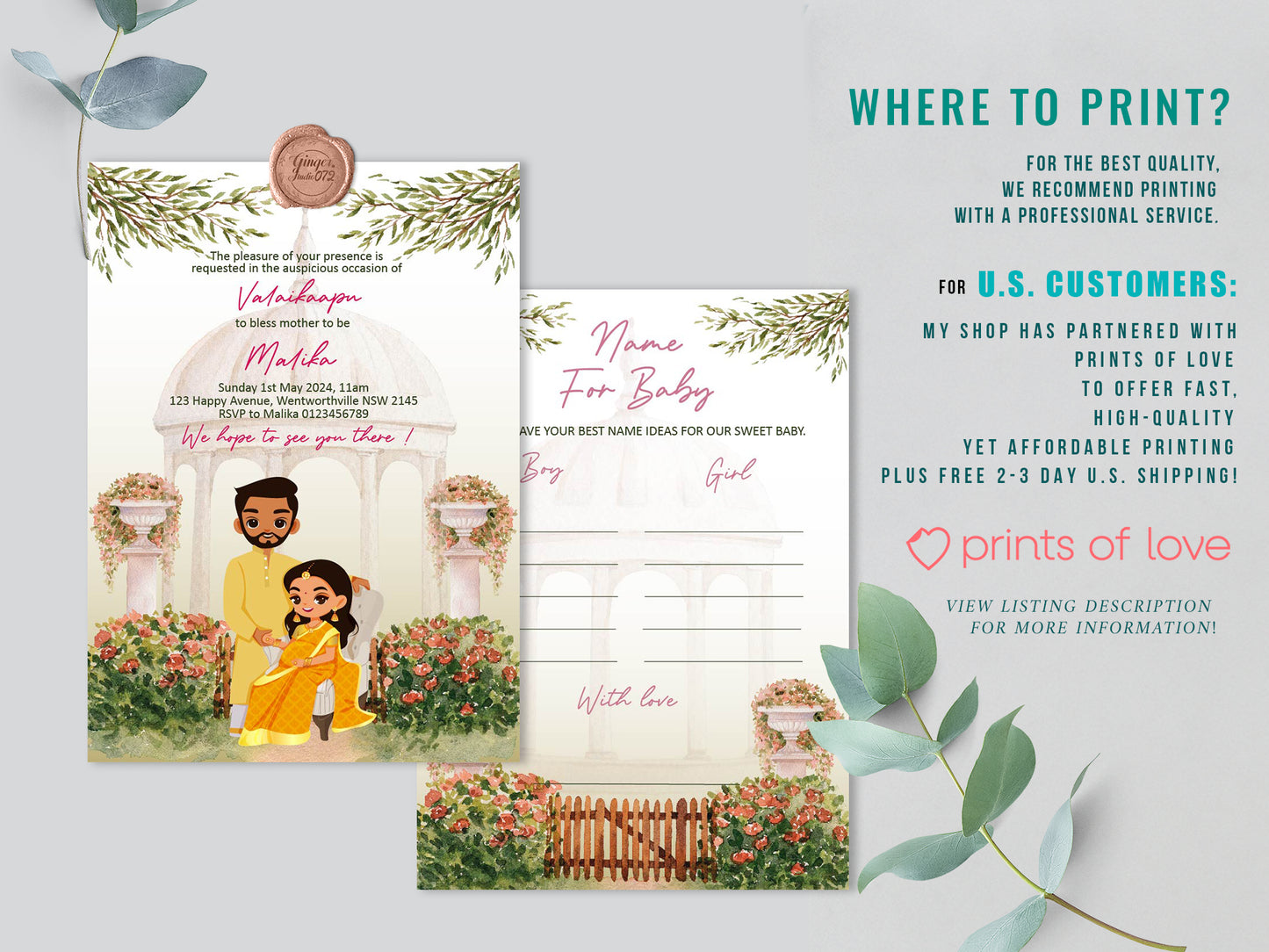 Cute Baby shower, cradle, naming, gender reveal, Invitation Templates #bsiv221006