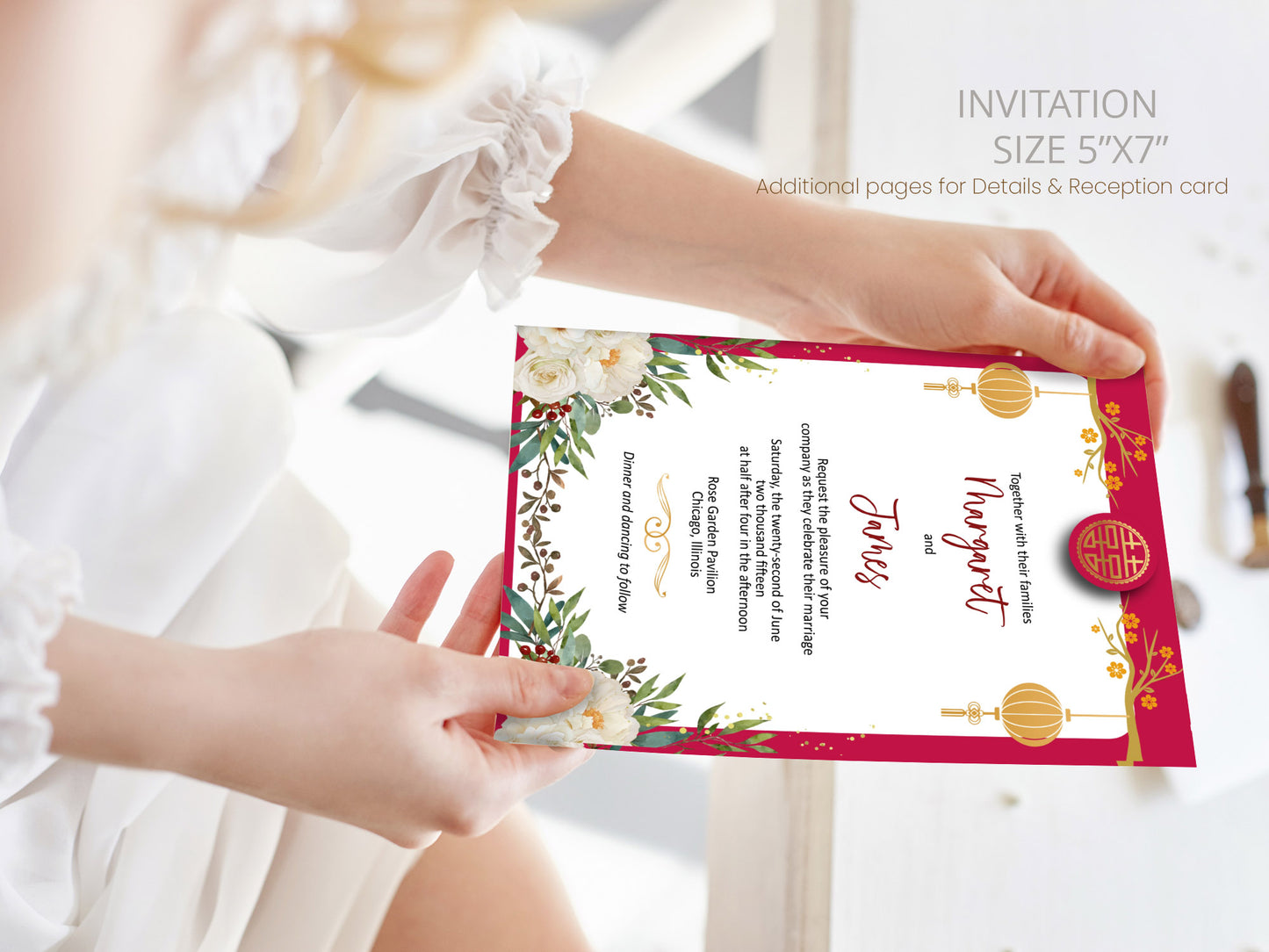 Cute Vietnamese wedding Tea ceremony, Ao dai wedding, Invite template #vmwc210601