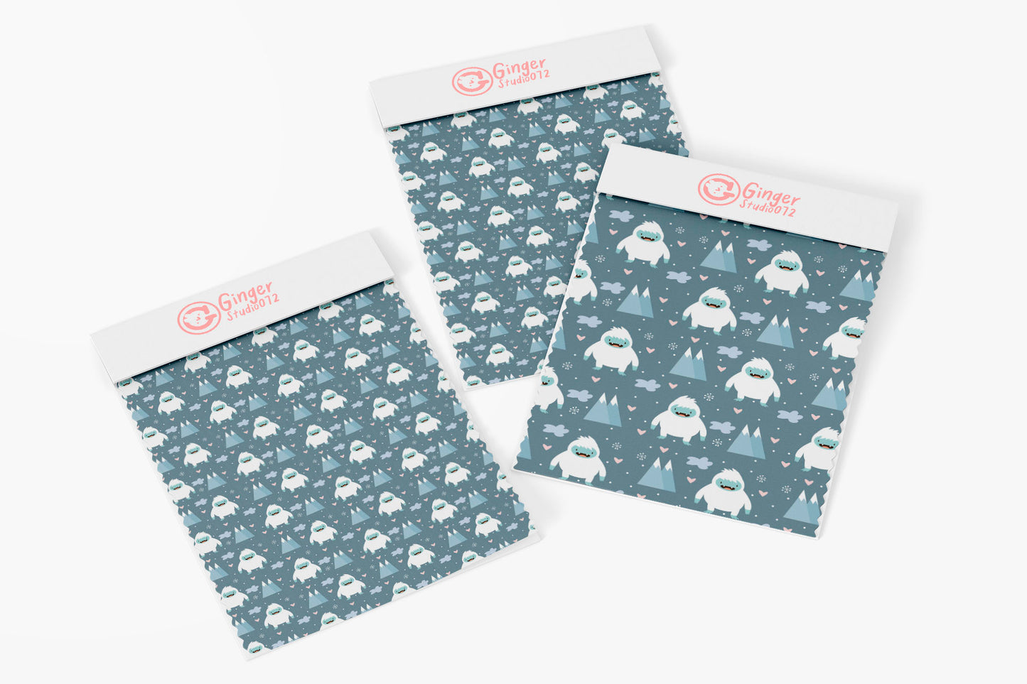 "Blue Yeti" Seamless Pattern #spcl240104