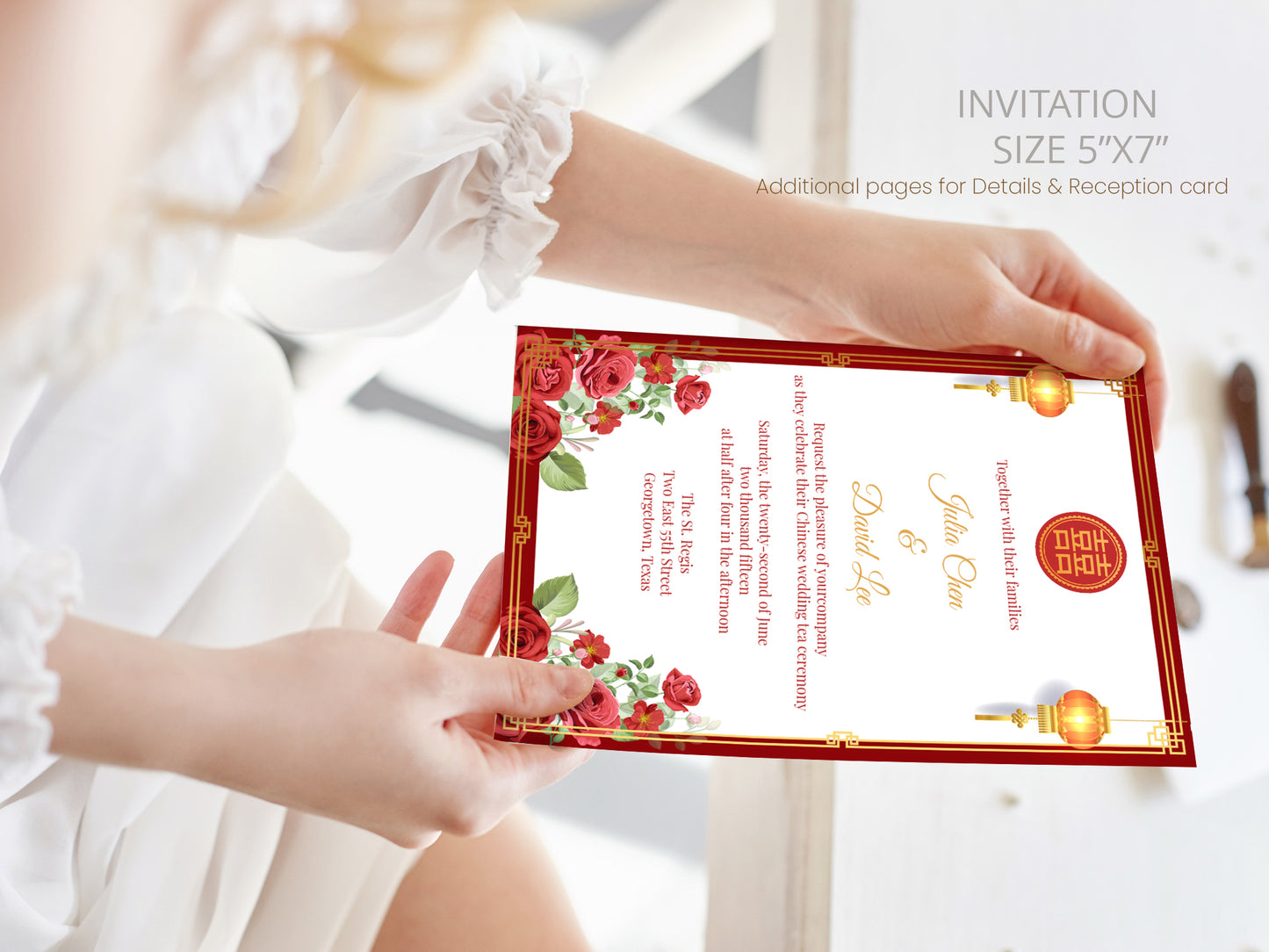 Cute Vietnamese wedding invite, Áo dài theme, Customize Invite Template #cvwl220907