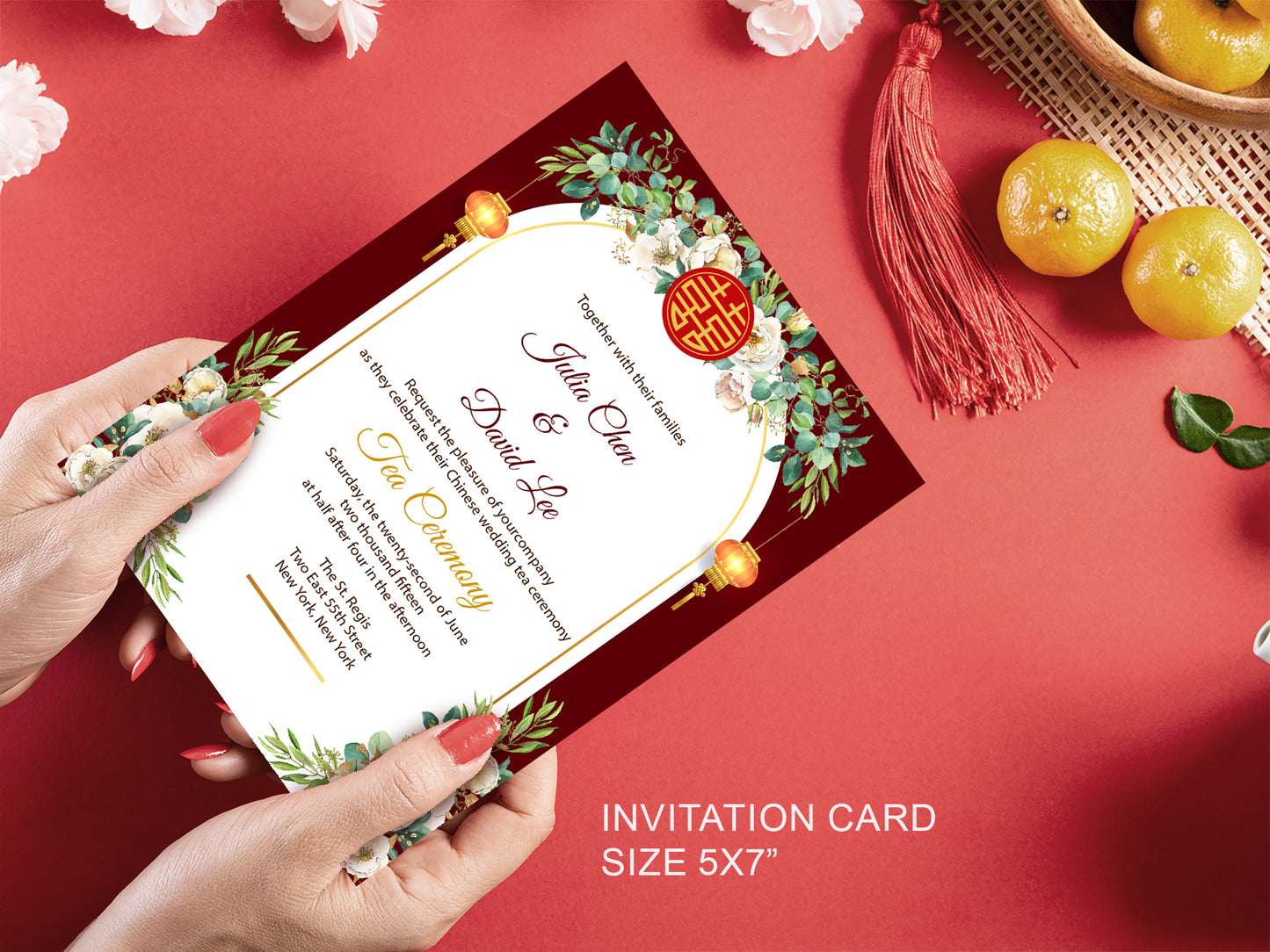 Cute Vietnamese wedding invite, Ao dai theme, Customize Template #cvwl230102