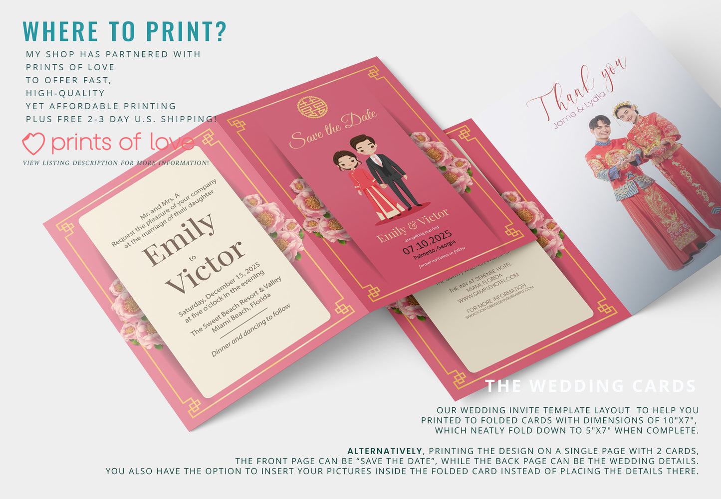 Cute Chinese Wedding, Tea Ceremony, invitation Template #cnwc08841