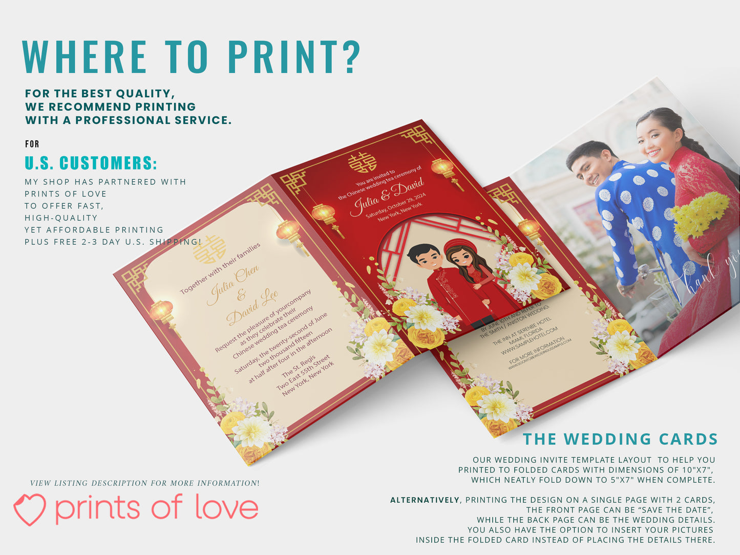 Cute Vietnamese wedding invite, Áo dài theme, Customize Invite Template #cvwl230101