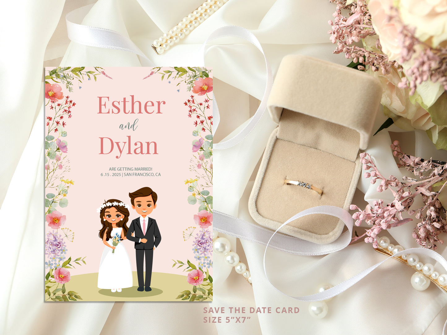 Cute Wedding Invitation, E-invitation, Digital Template #ctwd221201